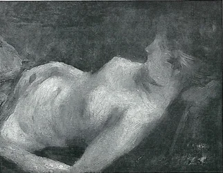 横になった女性の半幕